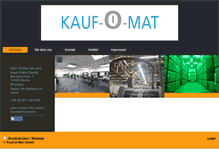 Tablet Screenshot of kauf-o-mat.com